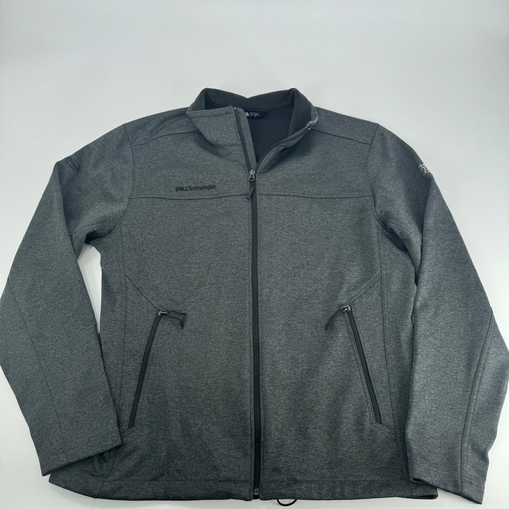 The North Face Dell Technologies Windwall Gray Jacket Mens Large‎ Intel